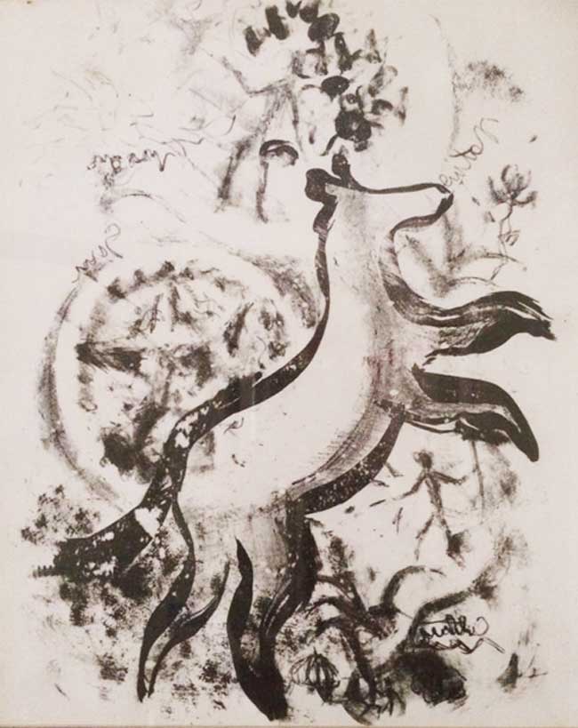 30年前!に描いた石版画